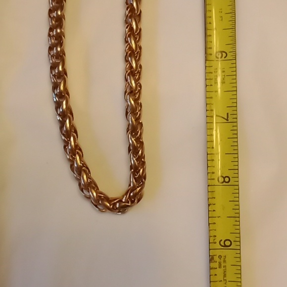 Men's gold tone rope chain #290 - Picture 2 of 5